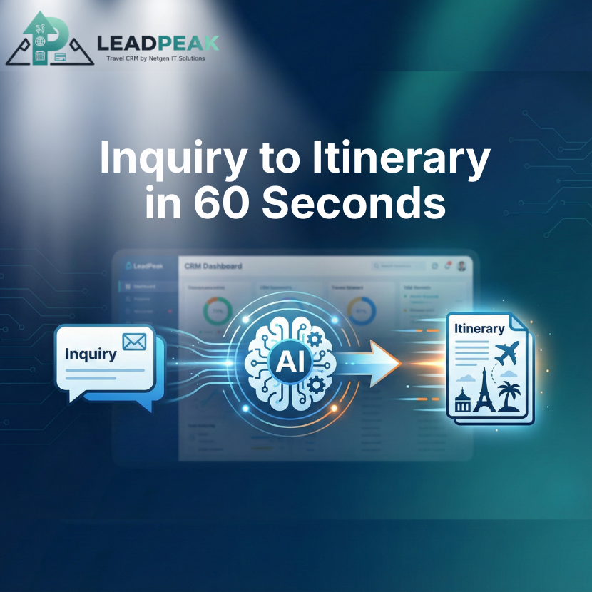 From Inquiry to Itinerary in 60 Seconds: Inside Leadpeak’s AI Automation